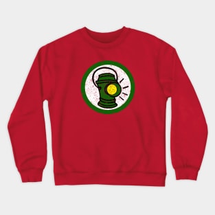 Alan Scott Distressed Logo Crewneck Sweatshirt